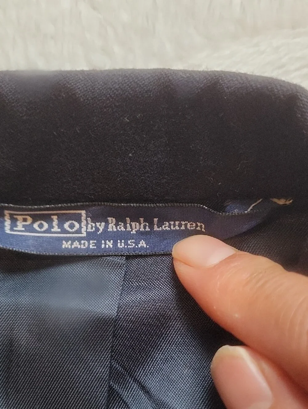 Classic Men's Double-Breasted Navy Blazer with Gold Buttons